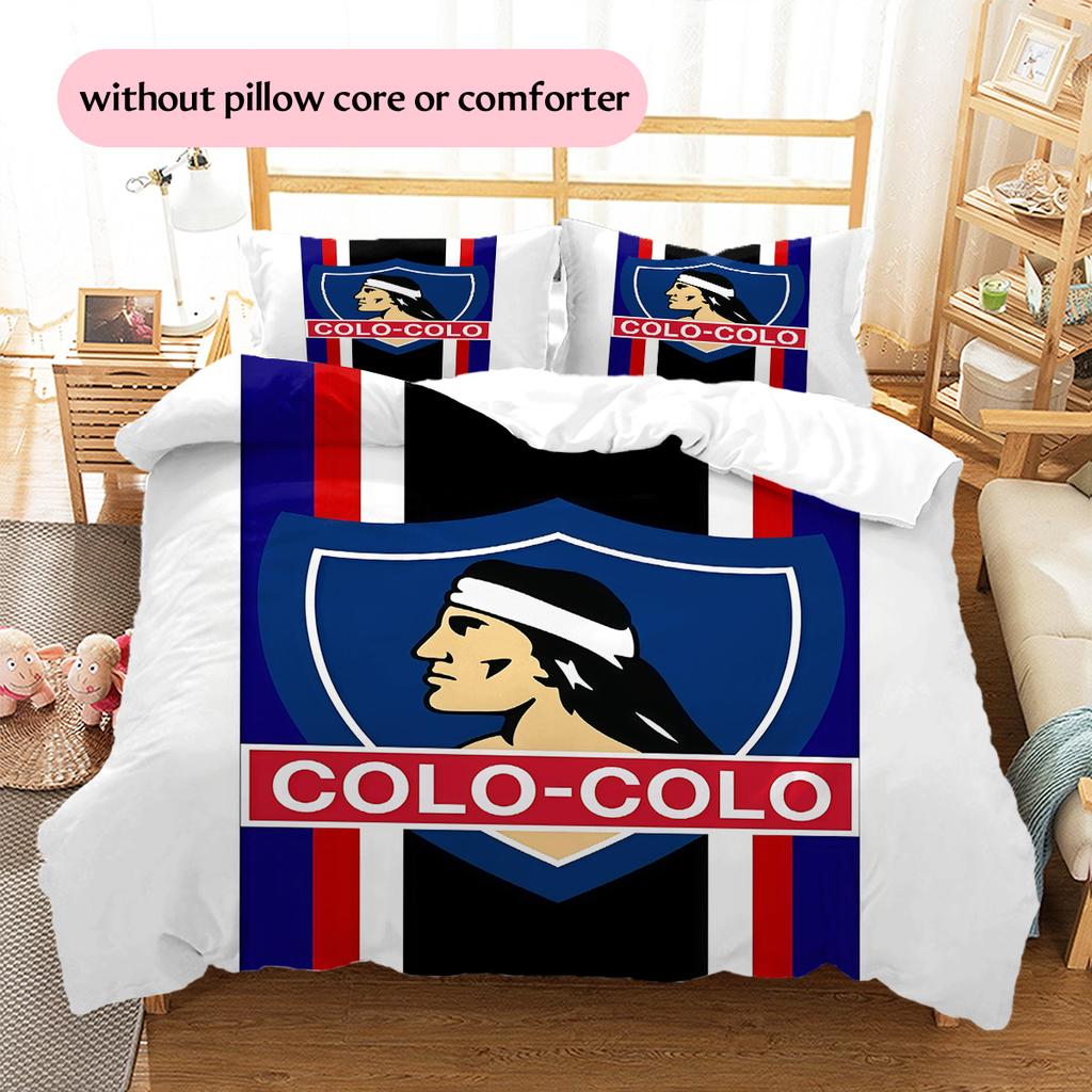 CSD Colo‑Colo Pattern Bedding Quilt Set  Home Decoration  Gift (1 * duvet cover + 2 * pillowcase  without core)