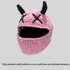 Devil Horn Helmet Cover for Motorcycles Full Face Helmet Protector Cover for Fun Loving Riders Motorcycling Accessory