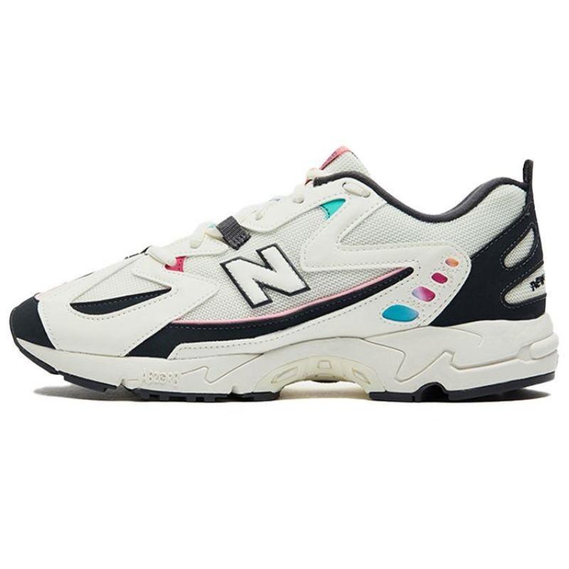 New Balance 828 Unisex Fabric Synthetic Leather Retro Low Casual Shoes White Black ML828NC 37