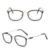 Glasses Spectacle Frame Women Men Square Clear Lens Optical Sunglasses Aviation