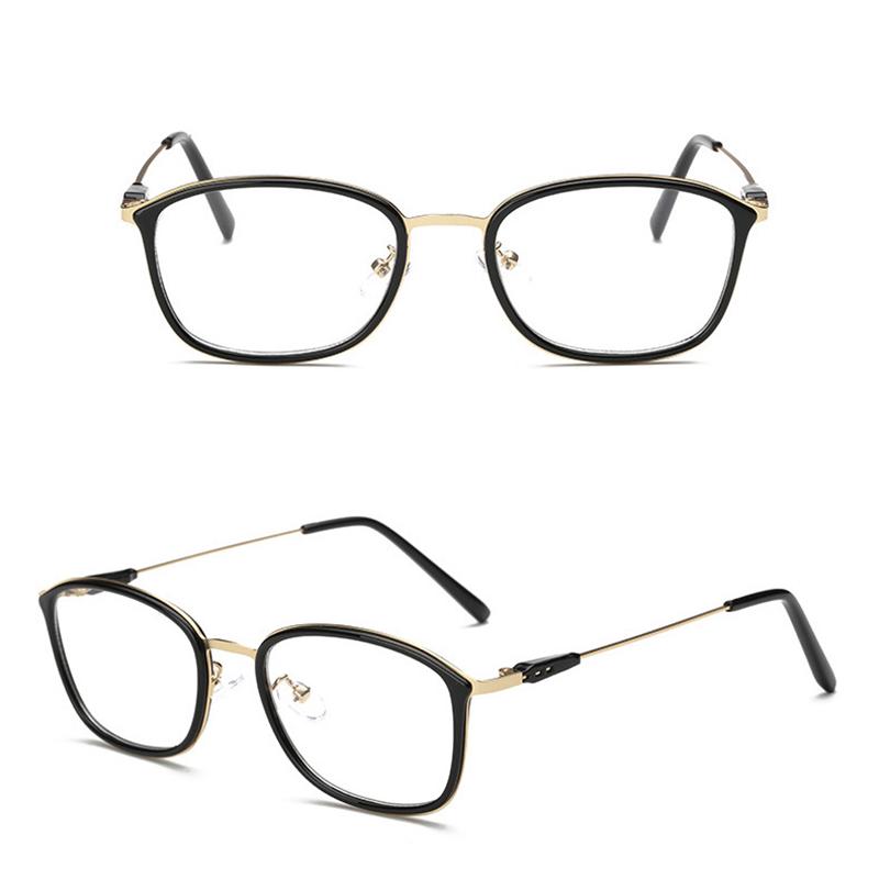 Glasses Spectacle Frame Women Men Square Clear Lens Optical Sunglasses Aviation