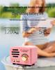 Mini Retro Bluetooth Speaker - Portable, Creative Gift with Radio & Card Insert for Mobile & Computer Use