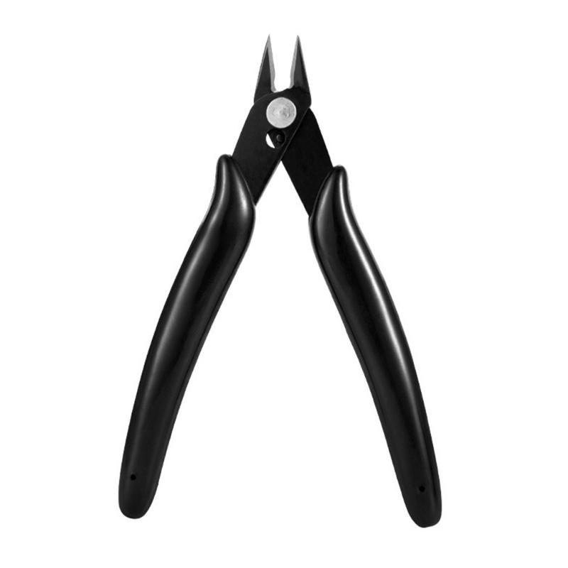 

Compact Diagonal Mini Shear Wire Cutters Metal Nippers Pliers For Detailed Work In Tight Space Rhinestones Remover Tool чёрный
