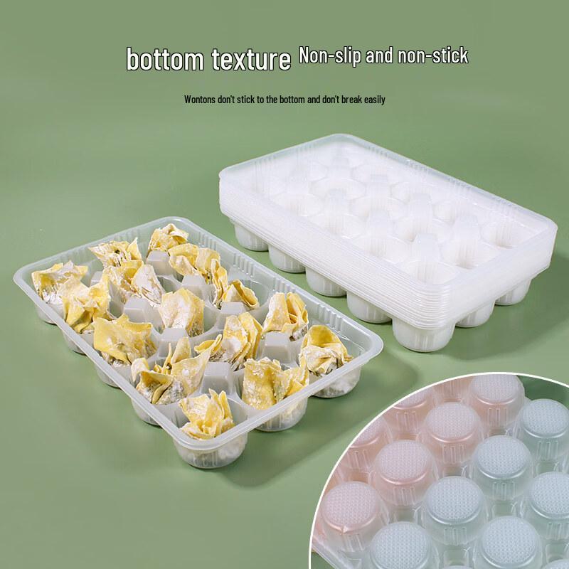 Disposable 15-Compartment Dumpling Freezer Boxes