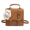 2025 autumn new textured high-value messenger bag women's niche fashion backpack daily commute light backpack