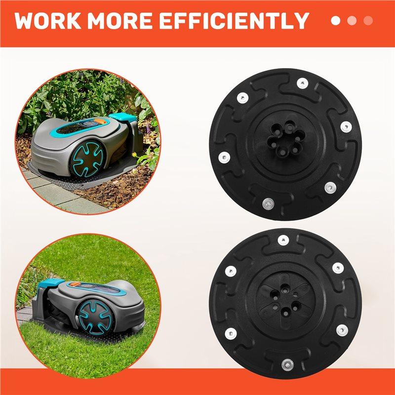 Premium-Lawn Mower Replacement Blade Disc Cordless Grass Trimmer For Gardena Minimo& With Trimmer Blades
