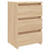 VidaXL Table de chevet Chêne sonoma 40x35x62,5 cm Aggloméré
