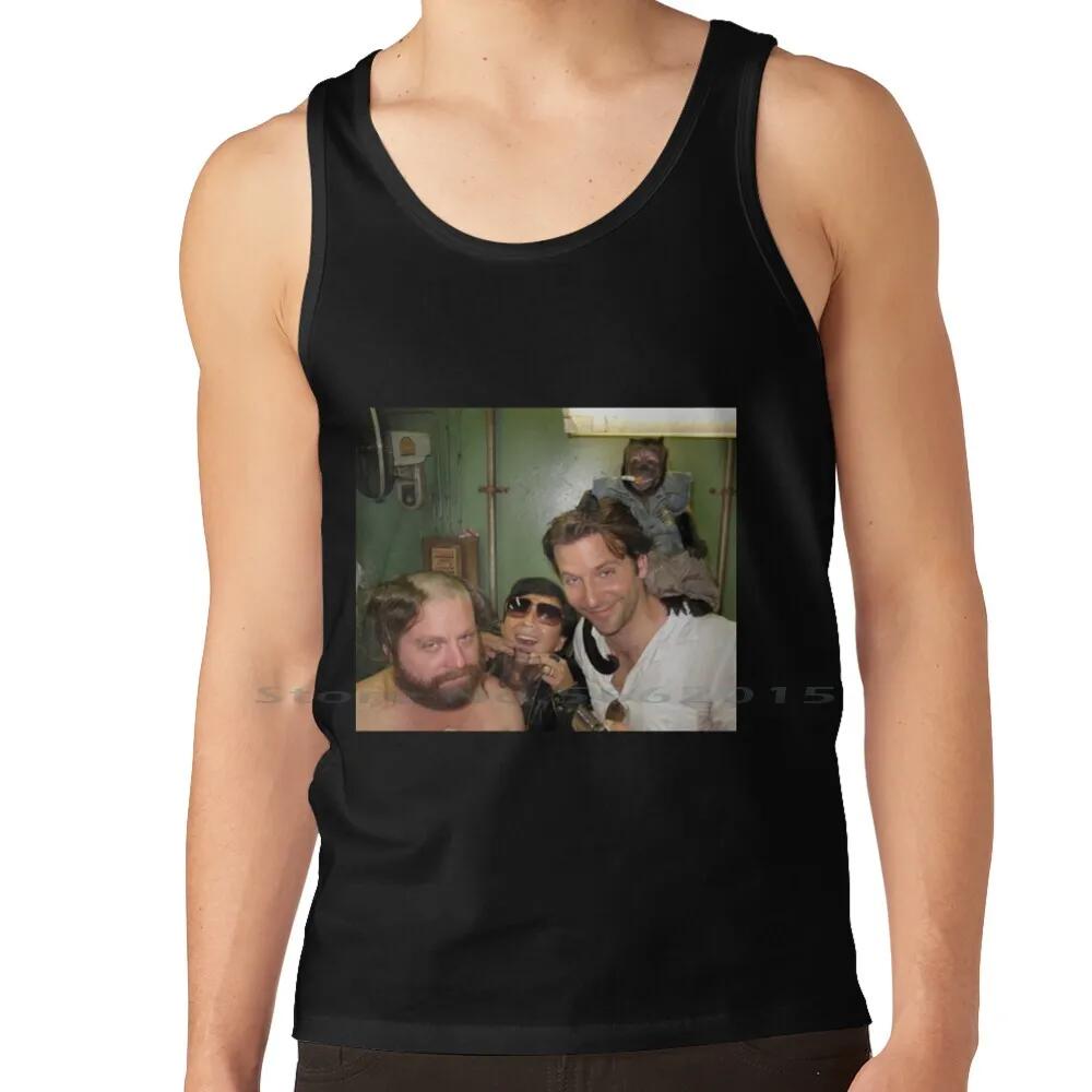 / Hangover Poster Poster T Shirt 100% Cotton Funny The Hangover Party Drunk Movie Beer Drinking Bradley Cooper Comedy Short