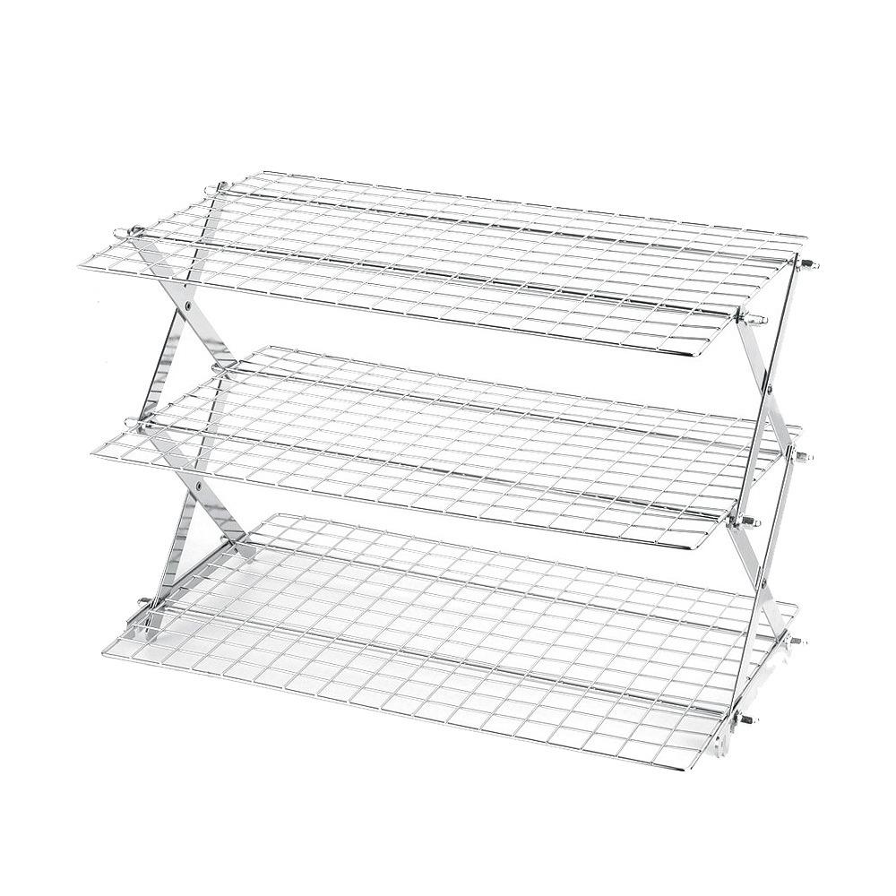 Black Silver Cooling Rack Wire Grid Grid Holder High Quality Baking Cooling Tray Baking