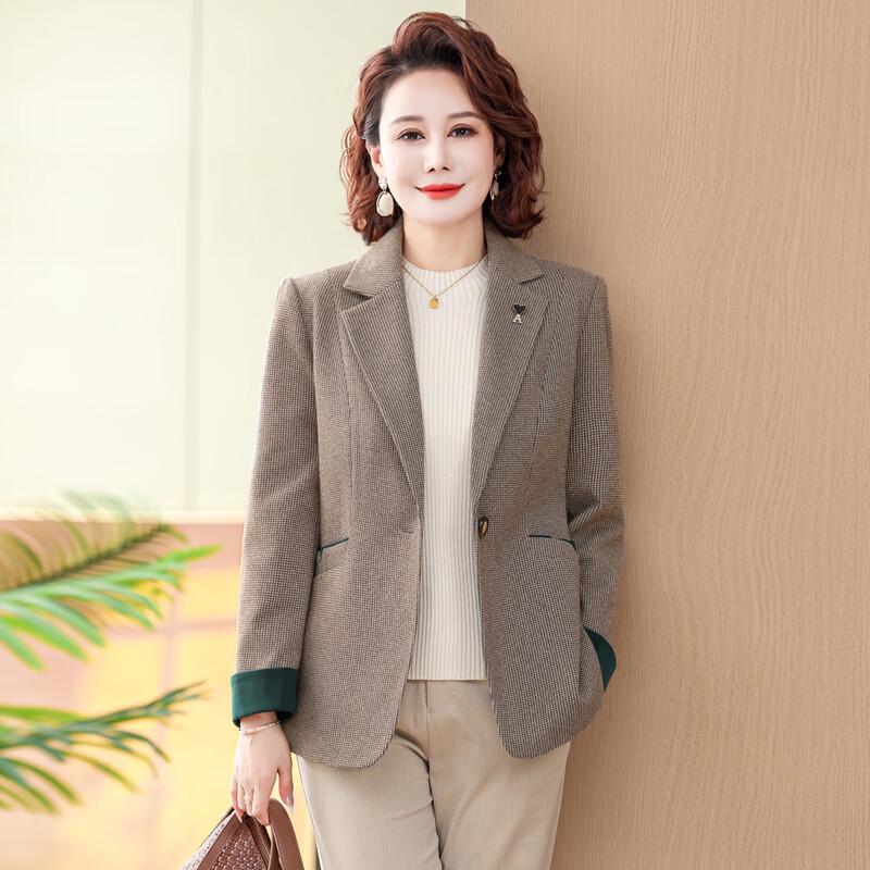 Hodo Women's Mid-Aged Spring/Autumn Short Blazer