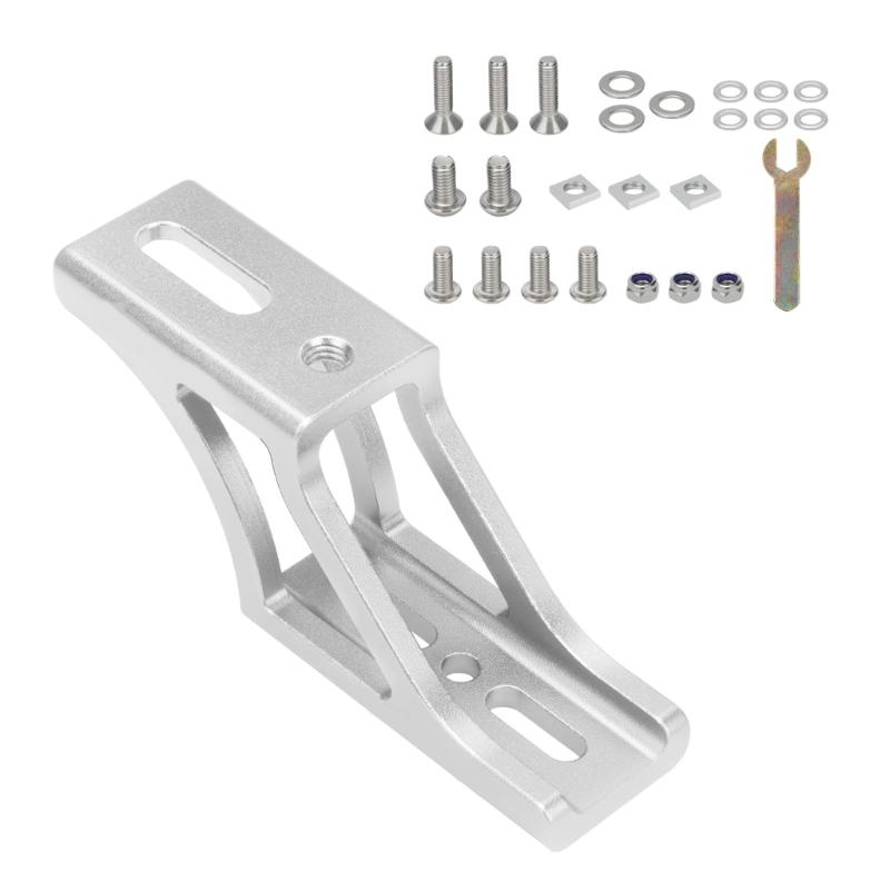 Aluminum Alloys Bike Pig Nose Light Converter Folding Bike Bag Brackets Light Conversions Seat Easy to Installation серебряный