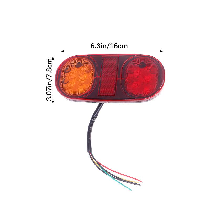 1Pc 28Led 12V Car Truck Led Rear Tail Light Warning Light Lamp Turn Signal Indicator Waterproof Brake Light For Trailer Caravans