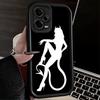 Devil Girl Silhouette Cool Soft Phone Case for Xiaomi Poco X7 X6 X5 Pro X4 Gt X3 F7 Ultra M8 M7 Redmi 15C 15 14C 13 13C 12 12C 1