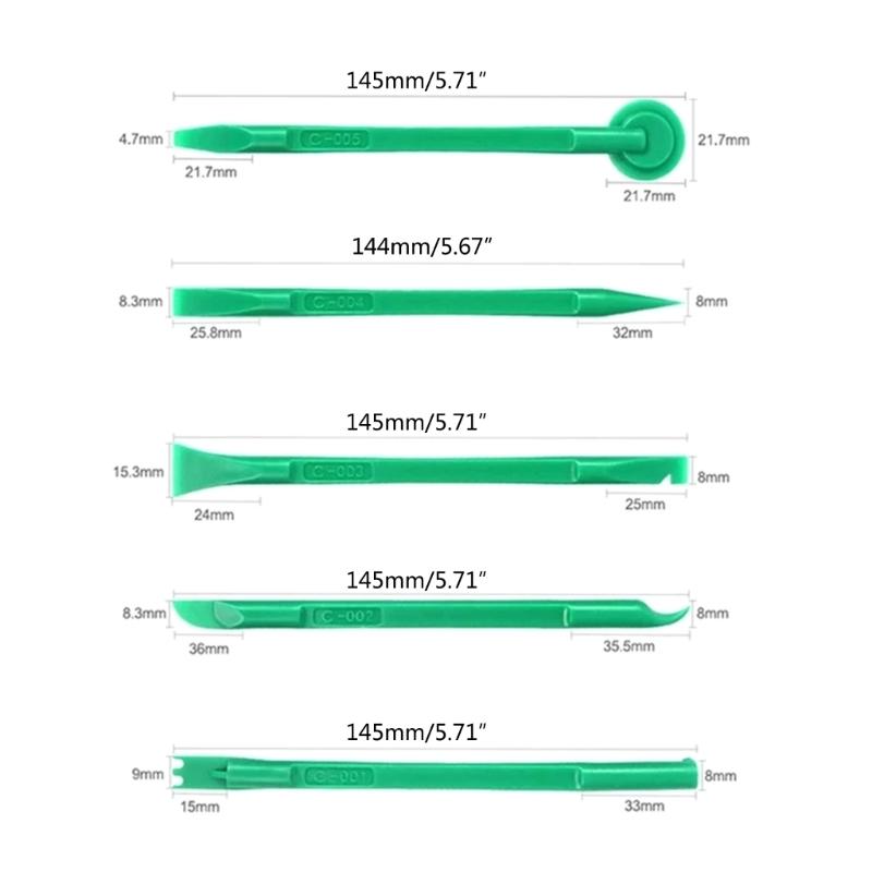 10PCS Phone Repair Tool Kit Disassembly Spudger Plastic Disassemble Crowbars Pry Opening Hand Tool Set for Phone Repair