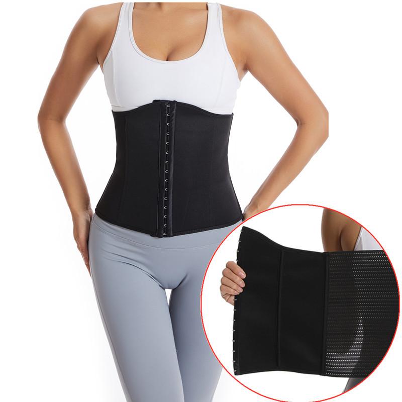 

Женский корсет для похудения, утягивающий корсет для коррекции фигуры, корректирующее белье для тренировок, спортивный пояс из неопрена для похудения и сауны S чёрный