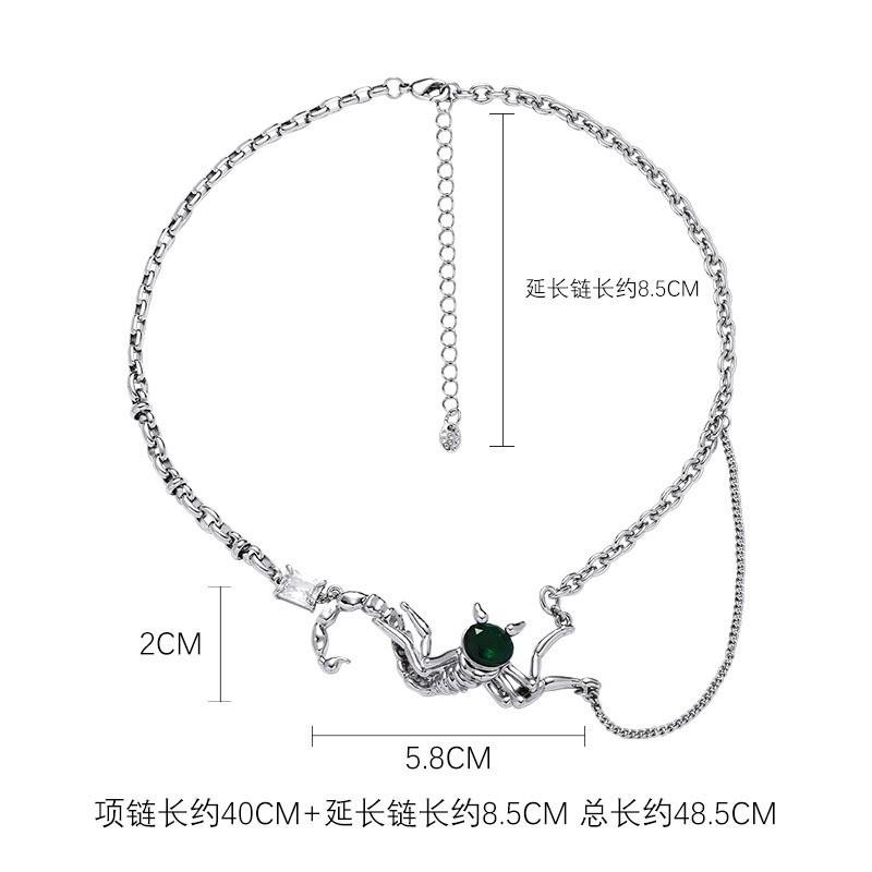 

Scorpion necklace female original design exquisite ins European and American sweater chain personality versatile cold wind collarbone chain