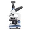 Electric Compound Trinocular Microscope 307X to 7690X LED Compound Microscope with 5MP USB 2.0 Camera