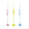 1/3Pcs Hanging Cat Toy Retractable Elastic Rope Plush Ball Teaser Wand Self Play Toy For Kitten Indoor Entertainment