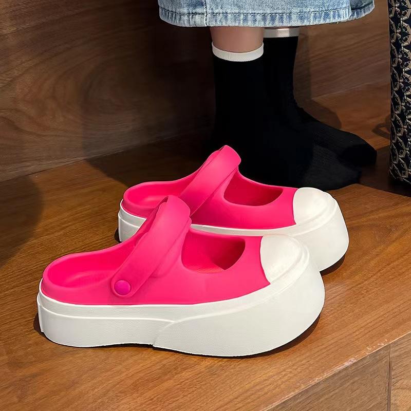 New Arrival Summer Mary Jane Shoes Women Comfort Height-increasing Women Platform Sandals Non-slip Slippers for Woman Sandals