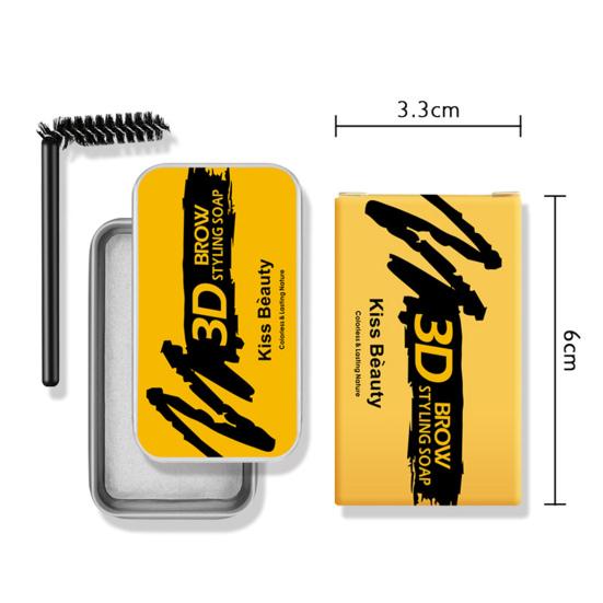 Long Lasting Waterproof Brow Setting Eyebrow Dyeing Cream with Brush Makeup Kit