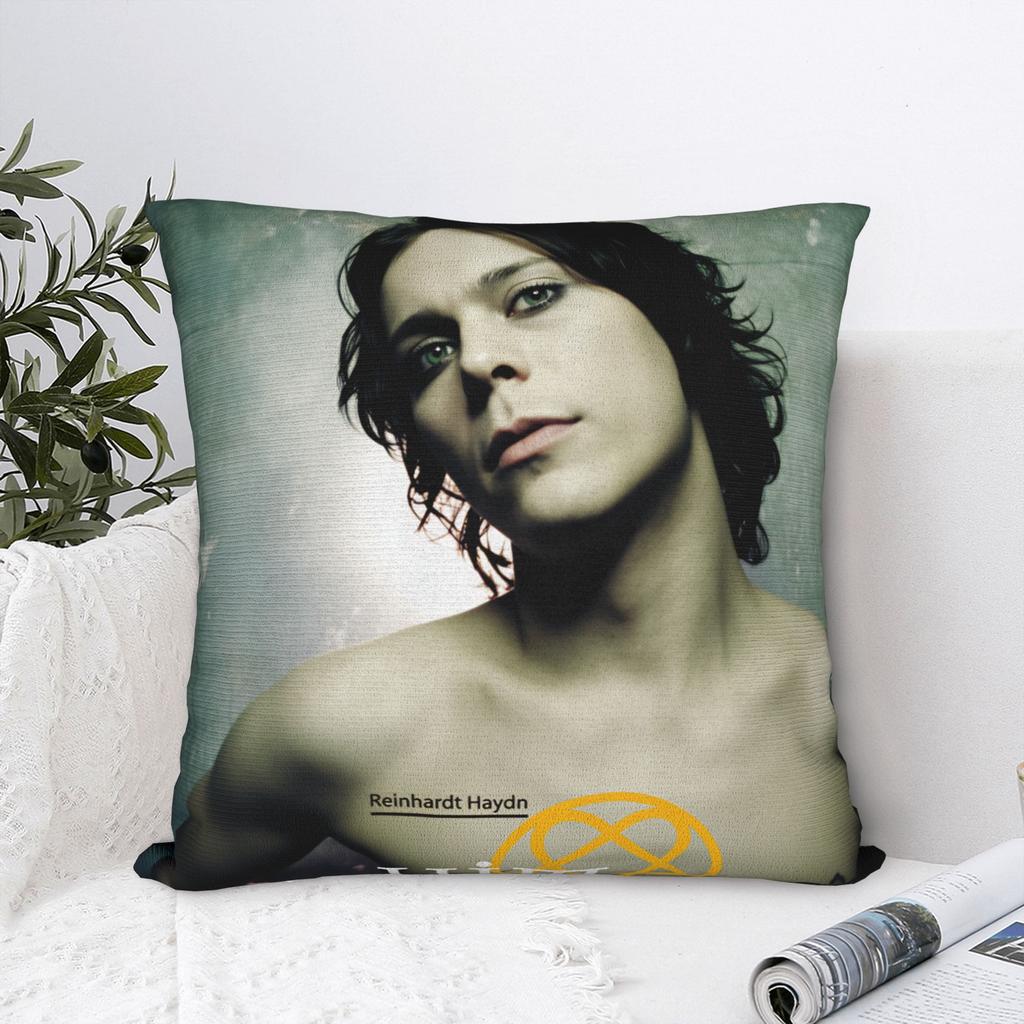 Rock H-HIM Band V-Ville V-Valo Pillow Cover Comfy Cushion Cover Retro Trendy Pillow Case For Living Room Chair
