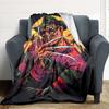 1pc A Nightmare on Elm Street Flannel Throw Blanket - HD Printed Lightweight Soft Warm All-Season Blanket for Sofa, Bed, Travel, Camping 067