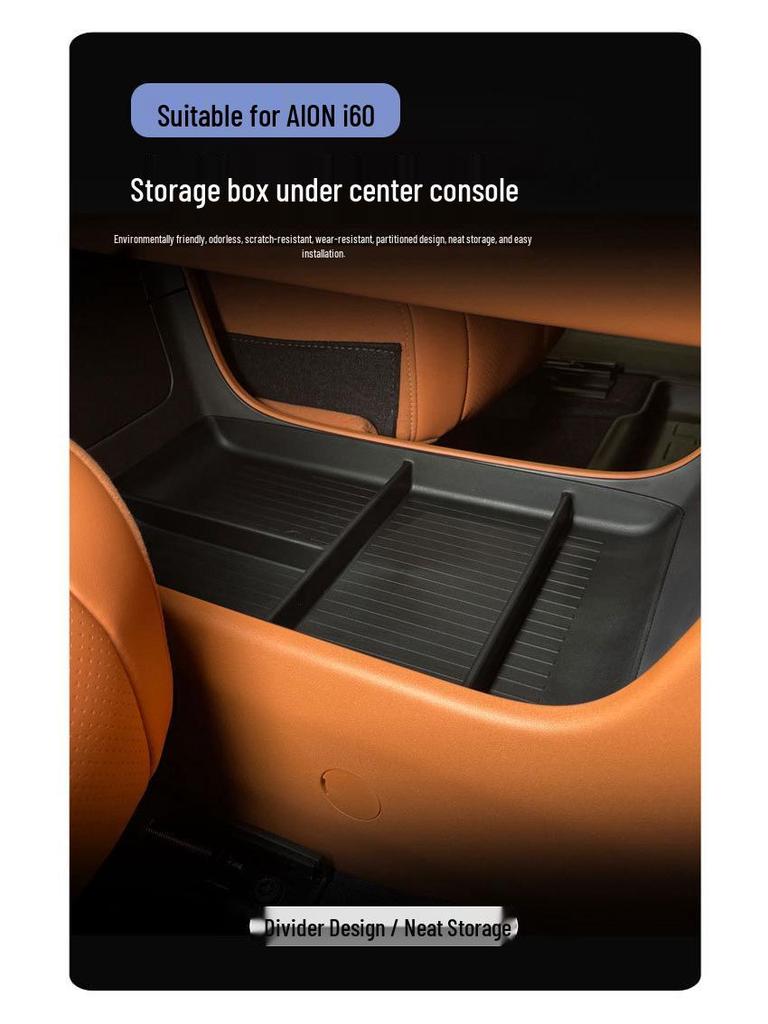 26 Suitable Interior Accessories for GAC Aion i60 Center Console Storage Divider