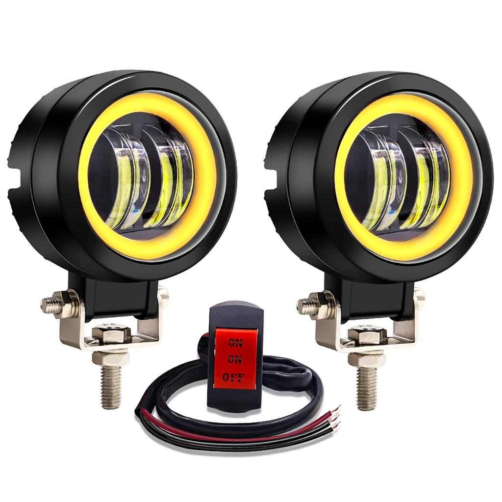 Aoling Motorcycle Fog Lamp LED Cut Line, Motorcycle Fog Light, LED Squid Ring, Motorcycle