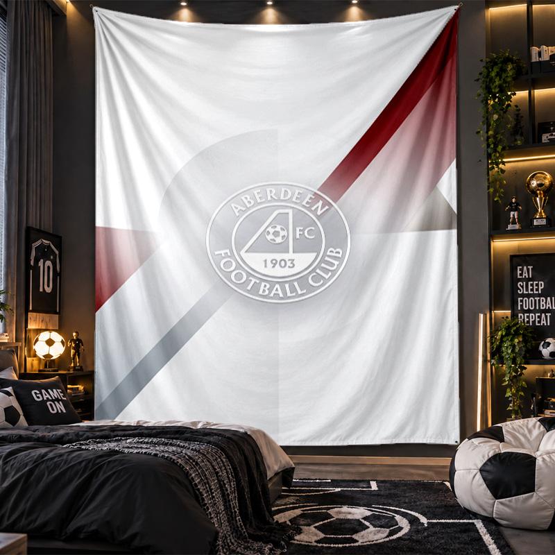 Wandbehang Tapisserie Aberdeen FC Drucktuch für Wohnzimmer Schlafzimmer Heimdekoration