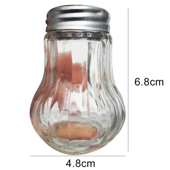 2 bucăți de condimente de bucătărie condimente sare piper borcan de gătit sticla de sticlă pentru grătar