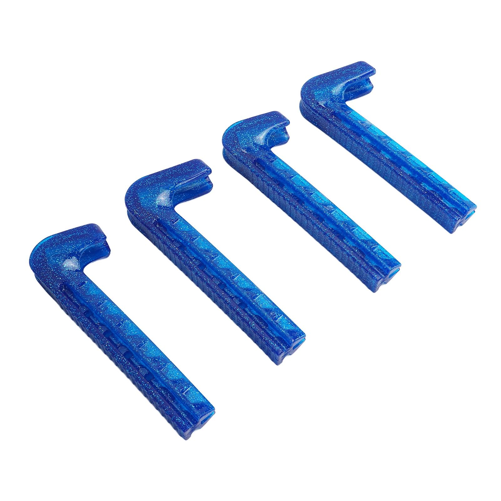 

4pcs Ice Skate Guards Antiskid Soft Plastic Hockey Skate Blade Covers for Home