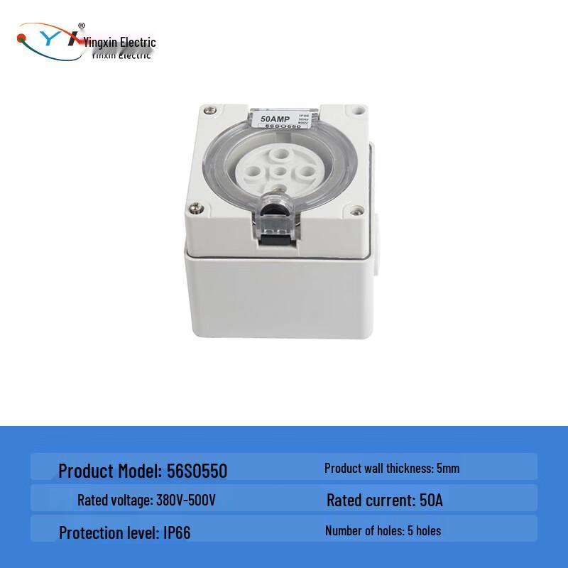 

Outdoor Surface-Mounted Waterproof High-Power Power Socket CN plug (adapter included)