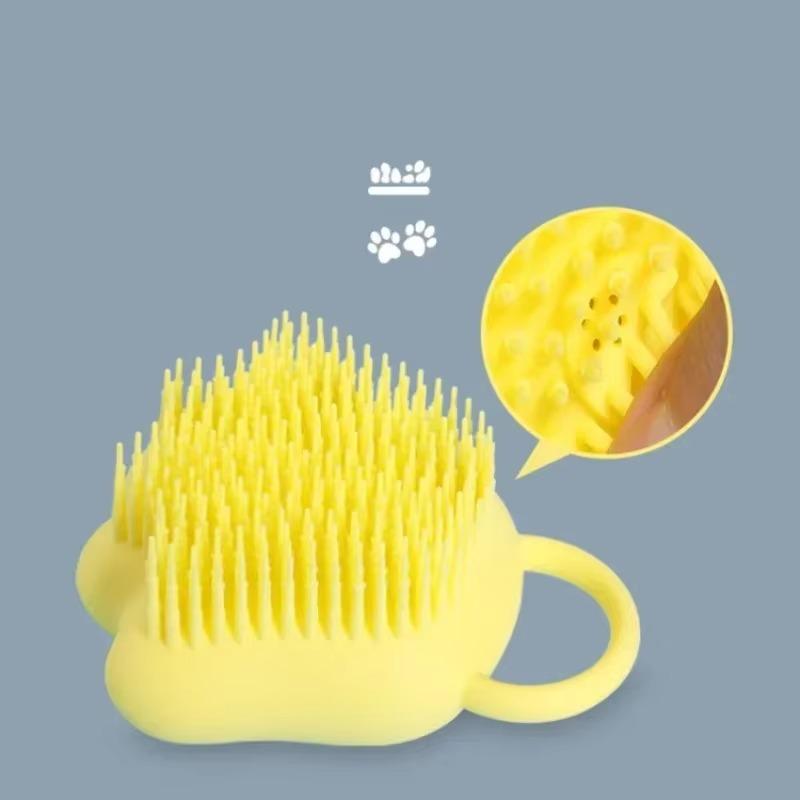 Bath Brush 1PC Bedding Cat & Dog Scrubbing Bath Brush Pet Bathing Cleaning Supplies Massage Equipments Grooming Smooth Hair