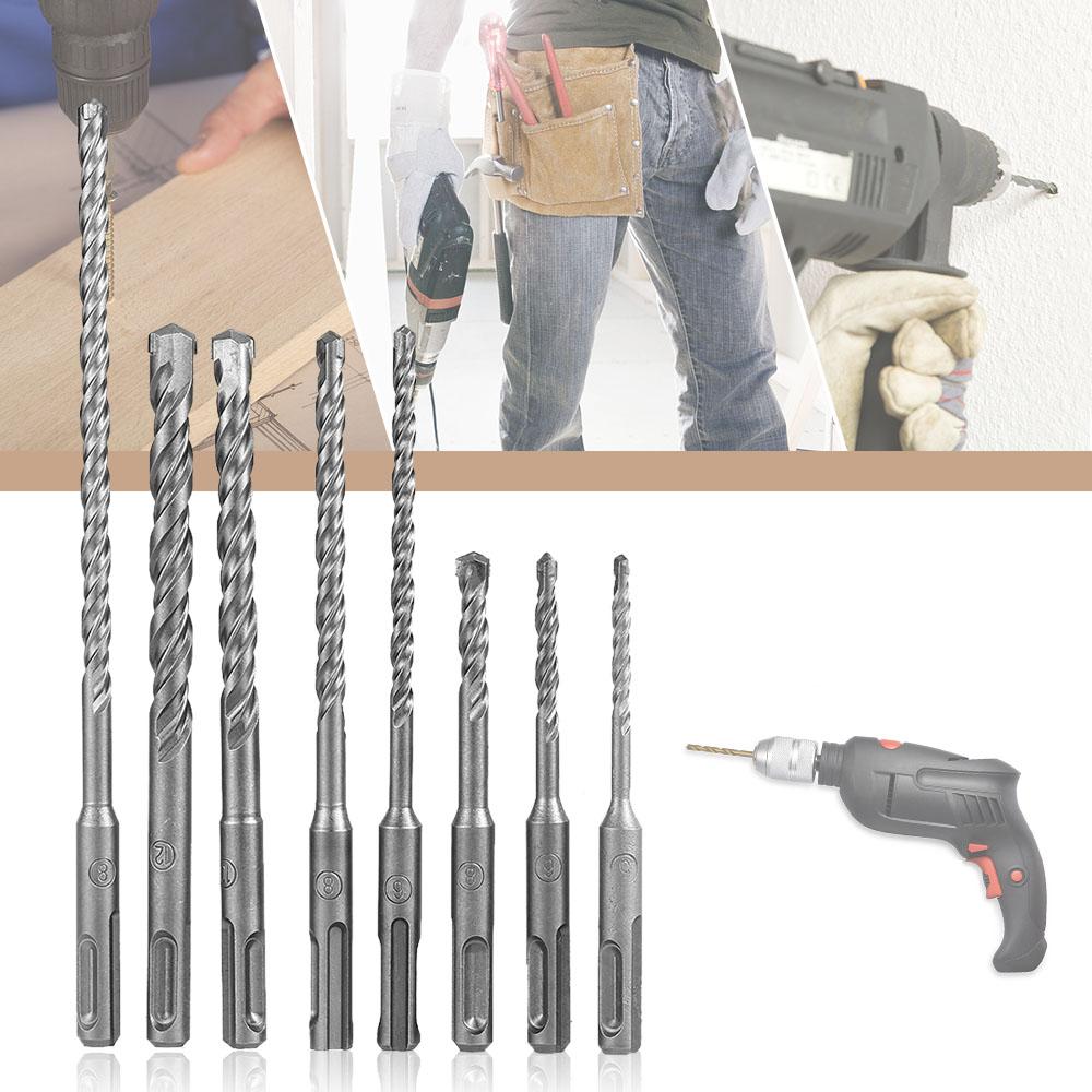 

8x 2 ямы 2 слота SDS хвостовик перфоратор ударный сверло ж / чехол для переноски