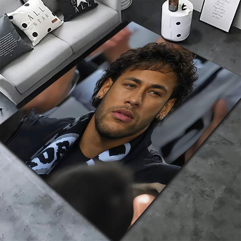 Neymar Carpet Rug for Living Room Bedroom Home Sofa Decoration,Kids play Non-slip Floor Mat