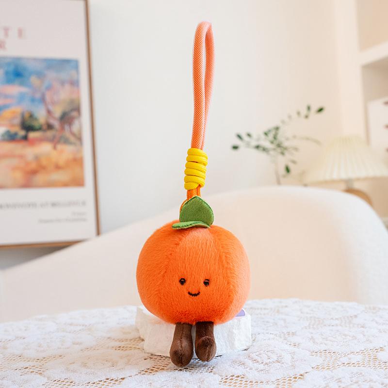 Portachiavi Peluche Varie Frutta Bambole Frutta Carine Mirtillo Pitaya Anguria Mangostano Kawaii Decorazione Borsa Regalo Per Ragazza