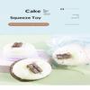 Cute Chocolate Cake Toy Soft Slow Rising For Stress Relief Kids Birthday Party Favors