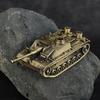Alloy  Tank 1 / 72 All Metal Military Tank Model Ornament Non Scrollable Home Decoration with Woodbox