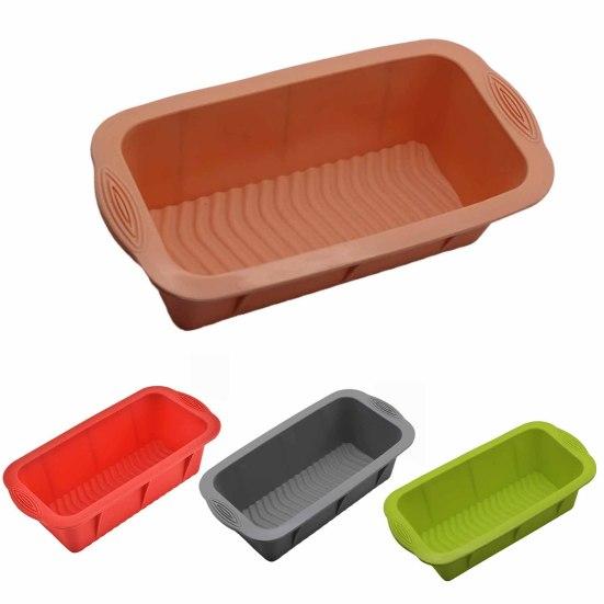 Flexible Cake Mold High Temperature Resistant Rectangular Easy Demould DIY Bread Mould Toast Pan Kitchen Tool
