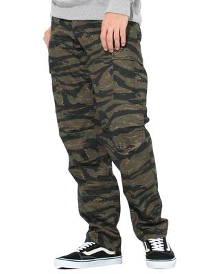 Rothco Men's Tiger Stripe Cargo Pants, Button Fly, 6 Pockets, Size XS (7995), Authorized Retailer [Parallel Import]