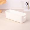 1 Stück Desktop-Aufbewahrungsbox für Schreibwaren Weiß Toilettenartikel Kosmetik Verschiedenes Kunststoff-Aufbewahrungs-Organisationsbox Schubladen-Organizer