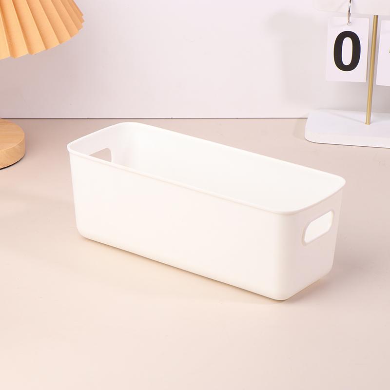 1 Stück Desktop-Aufbewahrungsbox für Schreibwaren Weiß Toilettenartikel Kosmetik Verschiedenes Kunststoff-Aufbewahrungs-Organisationsbox Schubladen-Organizer