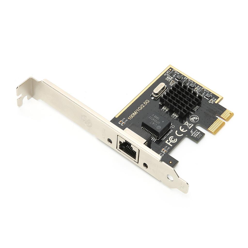 Netzwerkkarte Desktop-Computerzubehör Kabelgebundener Port PCIE auf Gigabit 2,5G 2500M für Halbduplex