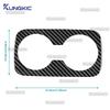 Real Soft Carbon Fiber Sticker For Kia Sportage NQ5 2025 2025 2025 2025 LHD RHD Car Rear Drain Cup Interior Trim Accessories