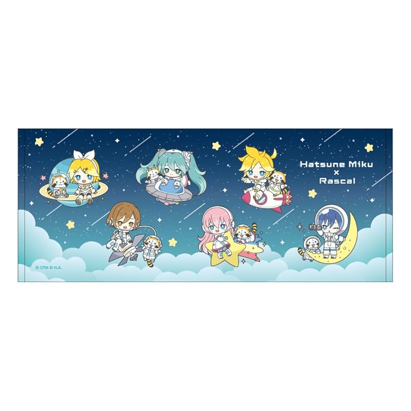 

Hatsune Miku x Rascal 2024 face towel