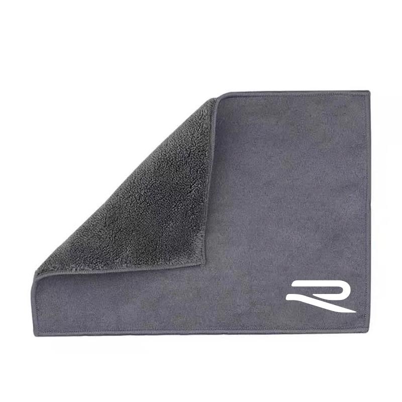 Microfiber Car Towel Super Absorbency Cleaning Care Cloth For VW GTI Polo Golf Passat MK6 MK7 Jetta Tiguan CC Taigo T-ROC HubCap