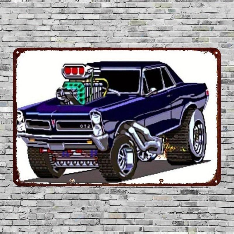 Automotive Metal Decorative Painting for Garages & Auto Shops
