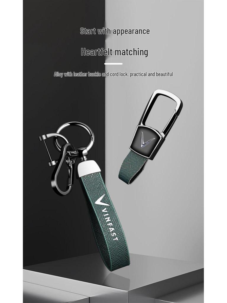 Vinfast Vietnam Car Key Case for Zhonghua V5/VF8 VF3/5/9 with Premium Keyring Buckle