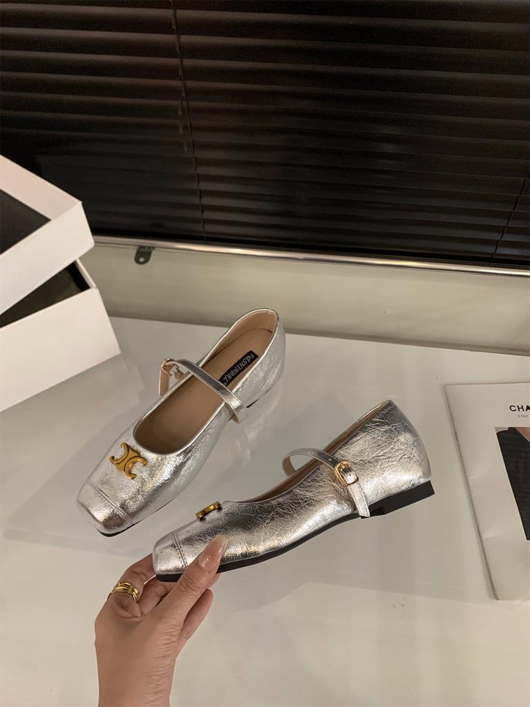 Inner height increase black commuter single shoes women's shoes 2025 new spring and autumn French Mary Jane with skirt evening shoes