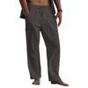 Linen Clothing For Men Natural Linen Pants For Men  Contemporary Comfortable Quality Soft Linen Pocket Color  Trousers